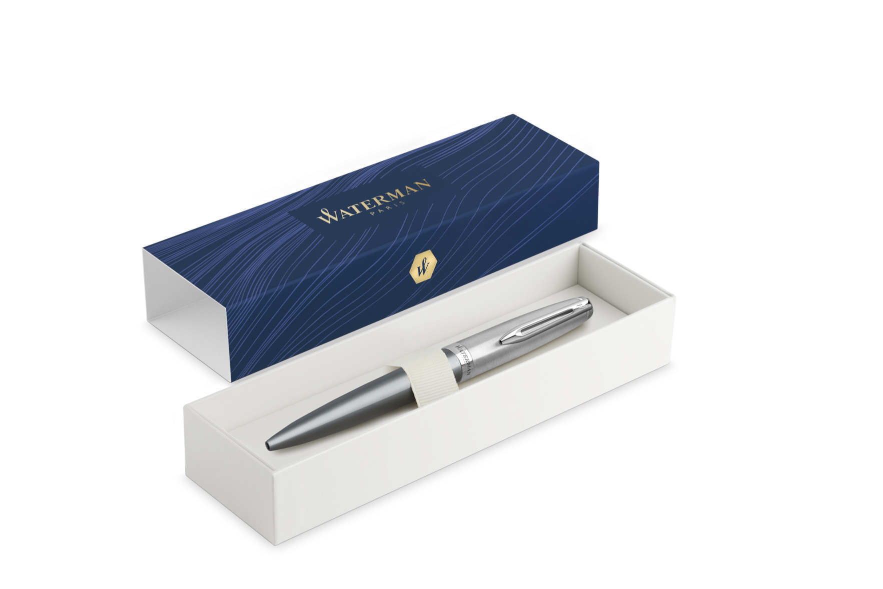 Długopis Waterman Embleme Deluxe szary CT